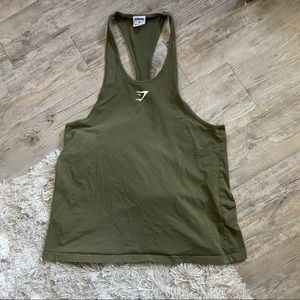 Olive Green Men’s Gymshark Stringer